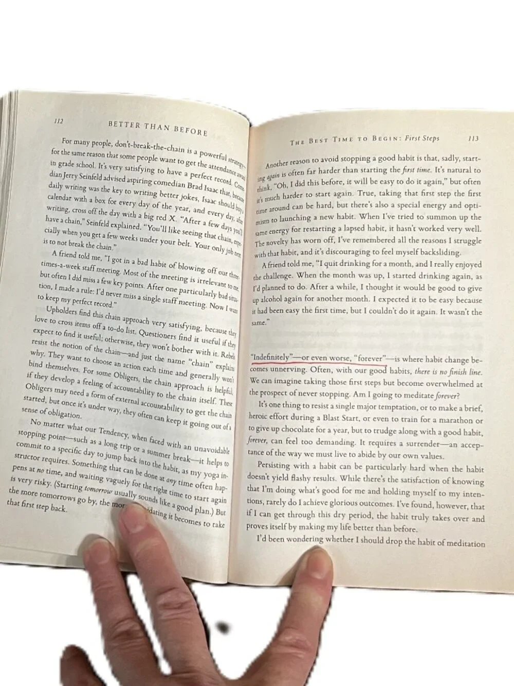 Better than Before by Gretchen Rubin, New York Times Bestseller